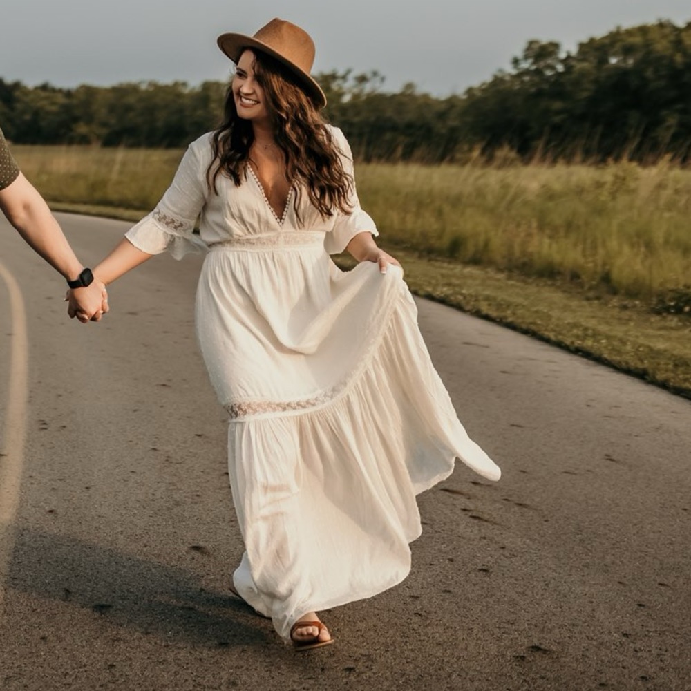 Baltic Born White Maxi Dress
